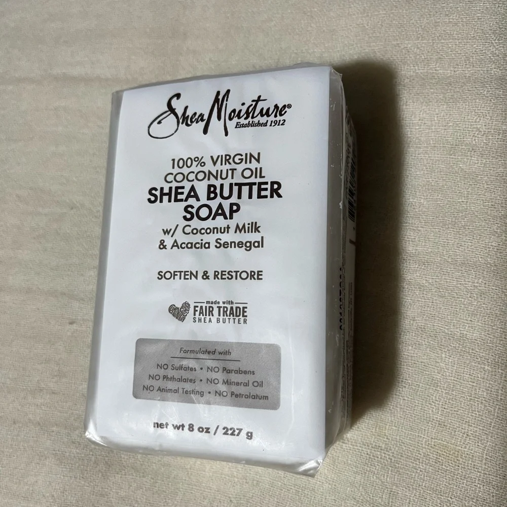 Shea Moisture‎ AFRICAN BLACK SOAP, SHEA BUTTER SOAP